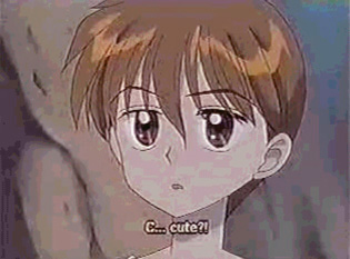 Sana called him cute...Akito is confused. (36K JPEG)