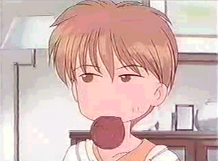 Akito is amused. I was laughing my butt off. (36K JPEG)